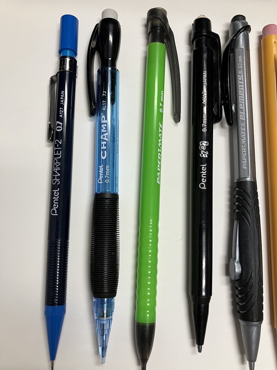 Mechanical Pencils & Lead Lot - 0.9 0.7 mm Pentel Sharplet