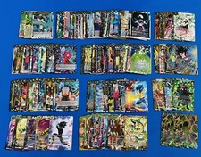 Lot of 155  Dragonball TCG Holo Cards; SW, IU, OR, UW, ZEMKAI; NM Condition