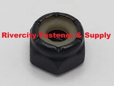 10-24 Nylon Insert Stop Nuts 10x24 Nuts #10 x 24 Lock Nut 10/24 Black Oxide