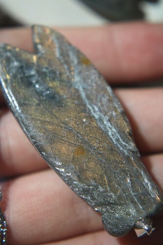 Hand Carved Labradorite Cicada Crystal – Quartz Healing, Reiki, 1pc