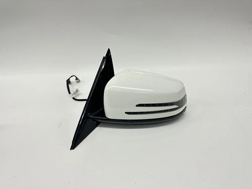 10-13 Mercedes E350 E550 w212 Exterior Door Mirror OEM Driver Side View WHITE