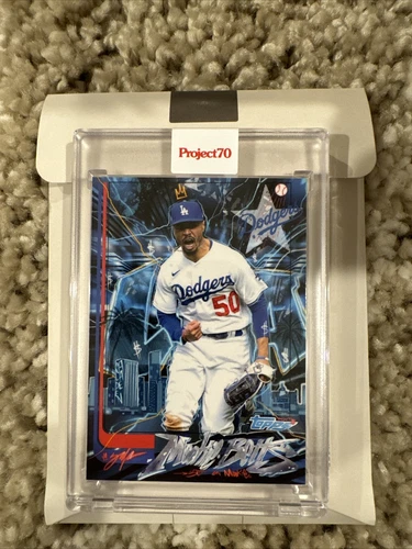 2021 Topps Project 70 Mookie Betts #282 by King Saladeen-Los Angeles Dodgers