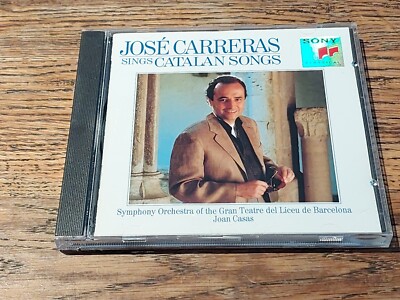 Jose Carreras Sings Catalan Songs Joan Casas CD In VGC