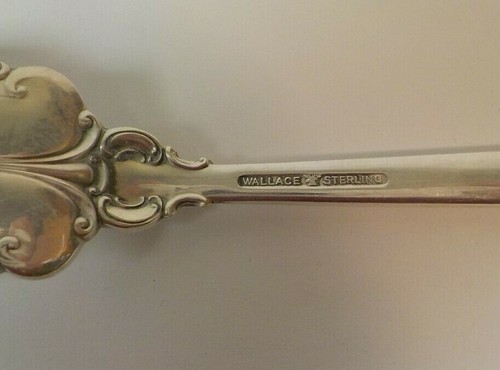 Set/4 Wallace GRAND BAROQUE Sterling Silver Luncheon / Place Forks - 175 grams - Picture 10 of 10