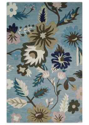 Capitola Design Traditional  Hand-Tufted Hand Med Carpet Soft  Wool Study Room