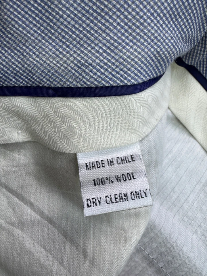 Calça Corbin Masculina 36R 36x32 Lã Cinza Carvão Plissada Preguiça Carreira Antiga - Imagem 4 de 4