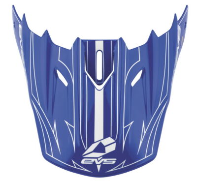 EVS T5 PINER VISOR BLUWHT H16T5P-VSBUW HELMETS ACCESSORIES