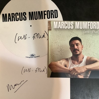 MARCUS MUMFORD Autographed/Signed COLOR VINYL (self-titled) + EXTRAS