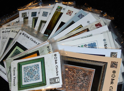 Ink Circles Counted Cross Stitch Patterns BY TRACY HORNER Choose! Variety 