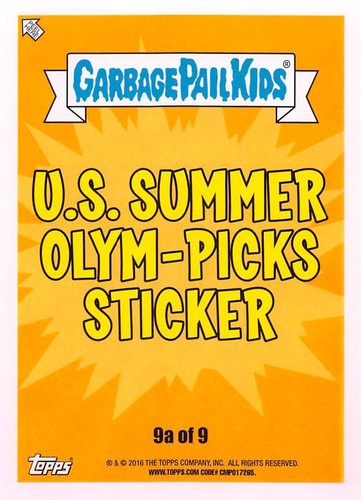 GARBAGE PAIL KIDS 2016 SERIES 1 AMERICAN AS APPLE PIE PICK-A-CARD BASE STICKERS - Picture 439 of 441