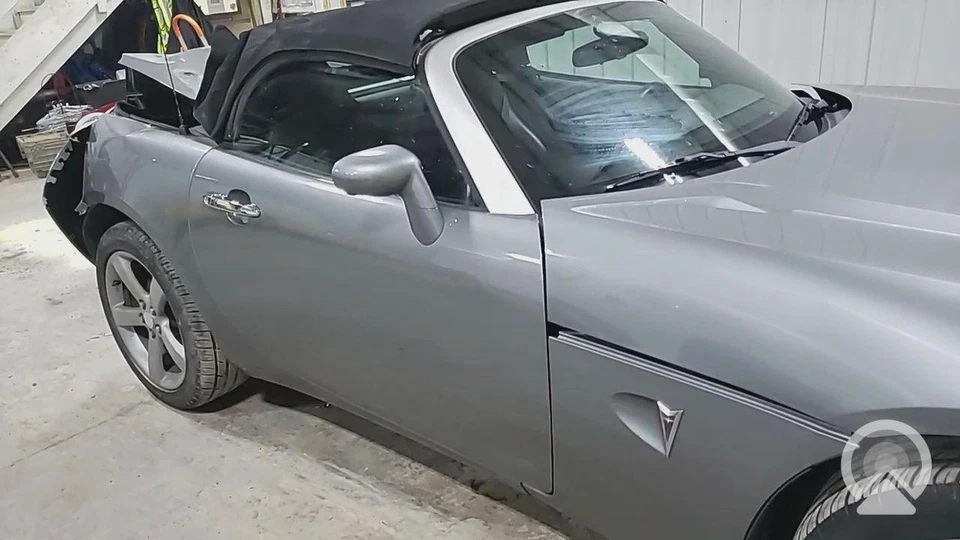 2006-2010 Pontiac Solstice LH Driver Power Door Assembly Tarnished Silver-911 - Image 3 of 3