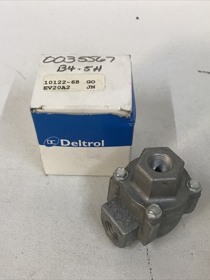 Deltrol EV20A2 10122-68 Quick Release Exhaust  Valve, Thread Size 1/4'', 3/8''