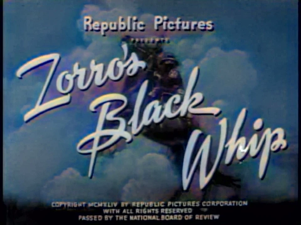 Zorro's Black Whip(1944) Vintage 12 Chapter Serial on DVD Colorized, Product Vid - Image 2 of 4
