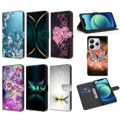 CLM-TECH Hülle für Xiaomi Redmi Note 14 5G Schutzhülle Case Wallet Handyhülle Etui Cover