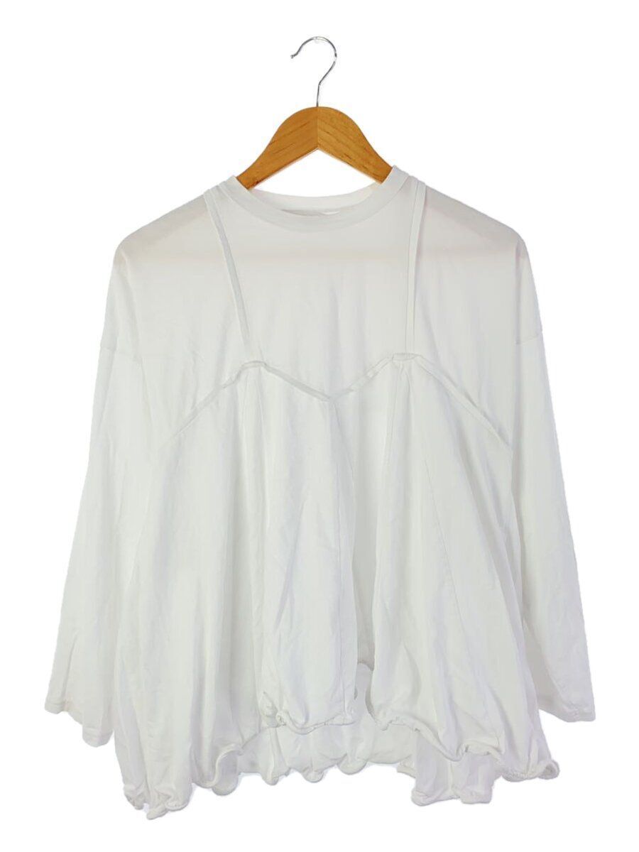 ENFOLD Other Long Sleeve Jersey 38 Cotton White 300HS280 ENFOLD Other Long Sleeve Jersey 38 Cotton White 300HS280