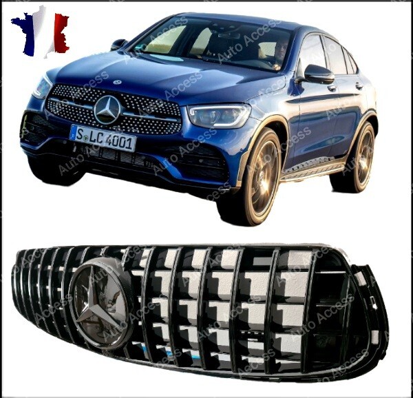 Calandre Mercedes GLC X253 C253 noire look GT idéal pour remplacer une grille usée de 2019-2023