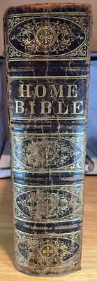 1874年「HOLY BIBLE 」キリスト 聖書 大型 アンティーク 12 【公式通販】