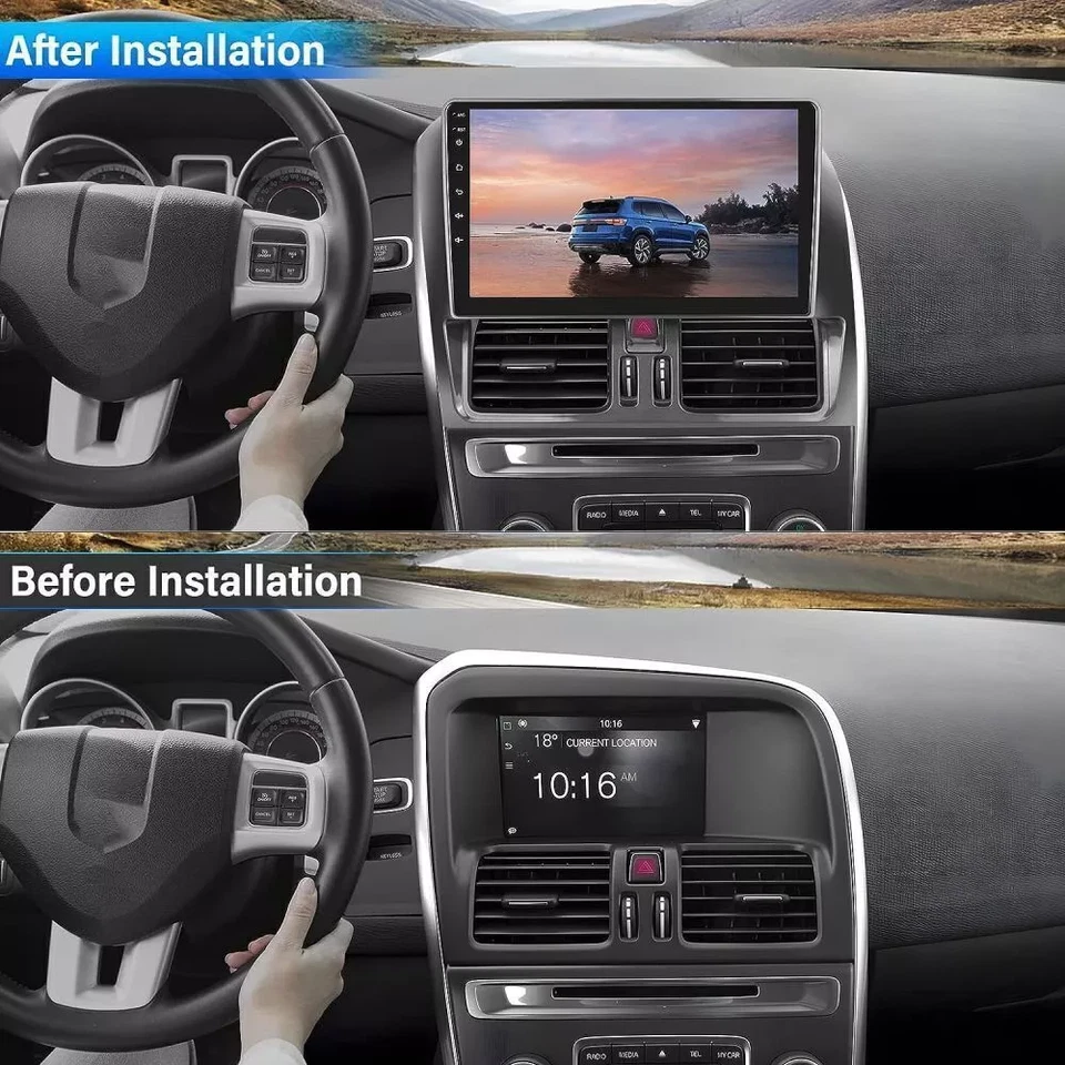 Radio estéreo para automóvil 8G+128G para Volvo XC60 2008-2017 Android 13.0 GPS navegación Carplay Foto 2 de 4