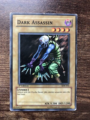 Yugioh Dark Assassin SDK-015 Kaiba Starter Deck 1st Edition Original Name!  | eBay