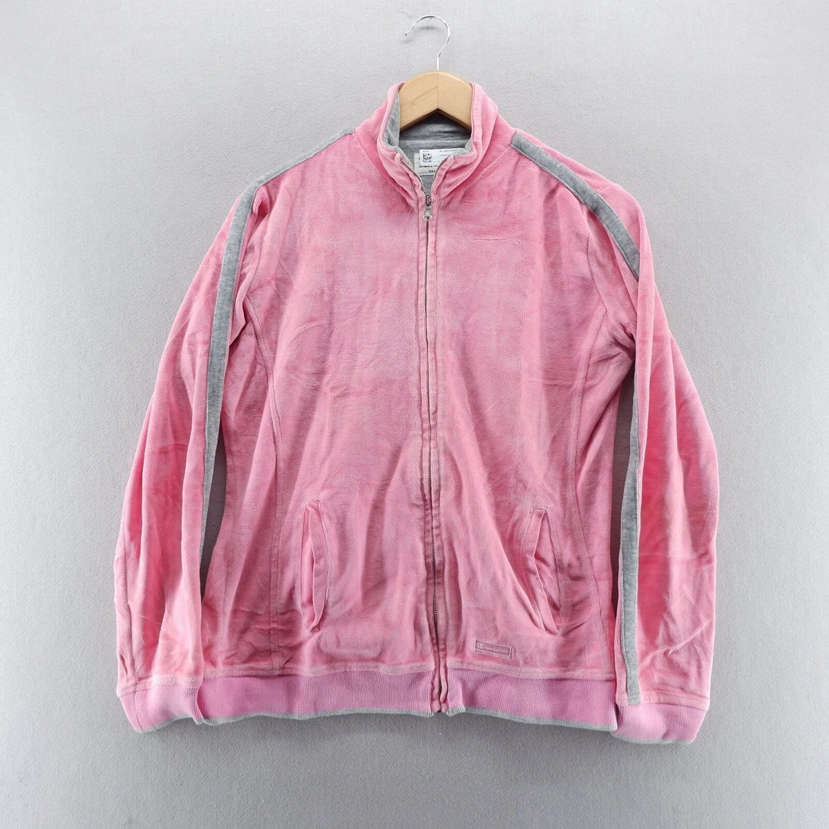 Champion velour jacket sales