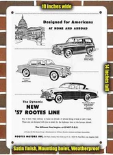 Metal Sign - 1957 Rootes Group Lineup - 10x14 inches