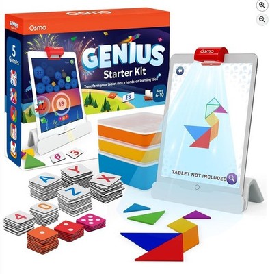 Osmo Genius Starter Kit 901-00011 with 5 Games EUC