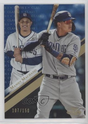 2019 Topps Gold Label Class 1 Blue 107/150 Manny Machado #33 06bg
