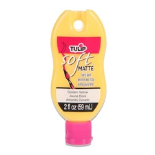 I Love To Create Tulip Soft Matte Fabric Paint 2oz-Golden Yellow (3Pk)