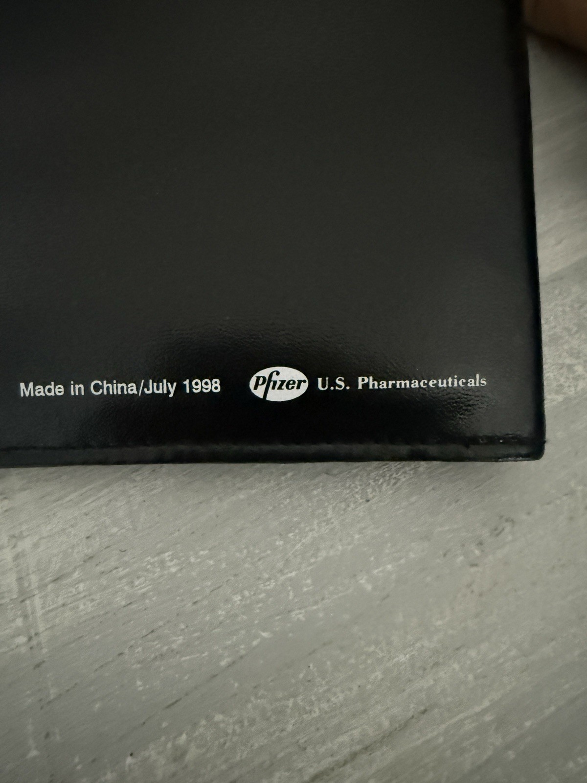Vintage Viagra Pfizer Small Portfolio Bi-Folder Professional 1998 9"x6"