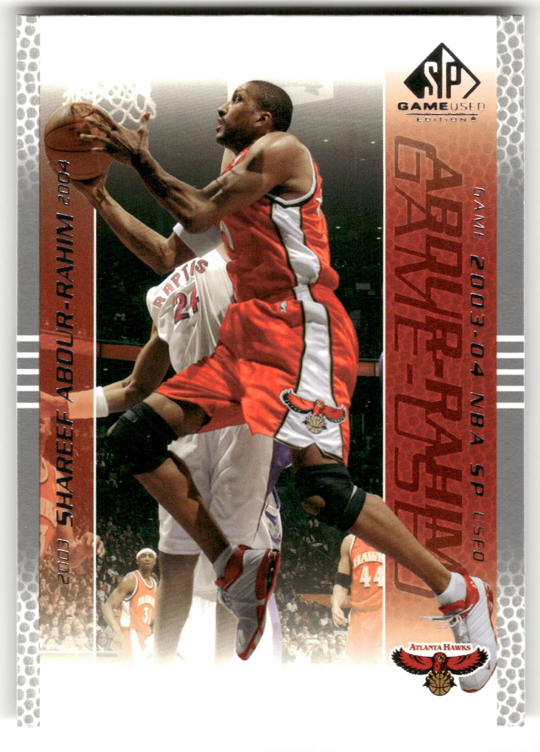 Shareef Abdur-Rahim 2003-04 SP Game Used #1 Atlanta Hawks