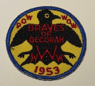 OA Lodge 381 Braves of Decorah 1953 Pow Wow Boy Scout FD0