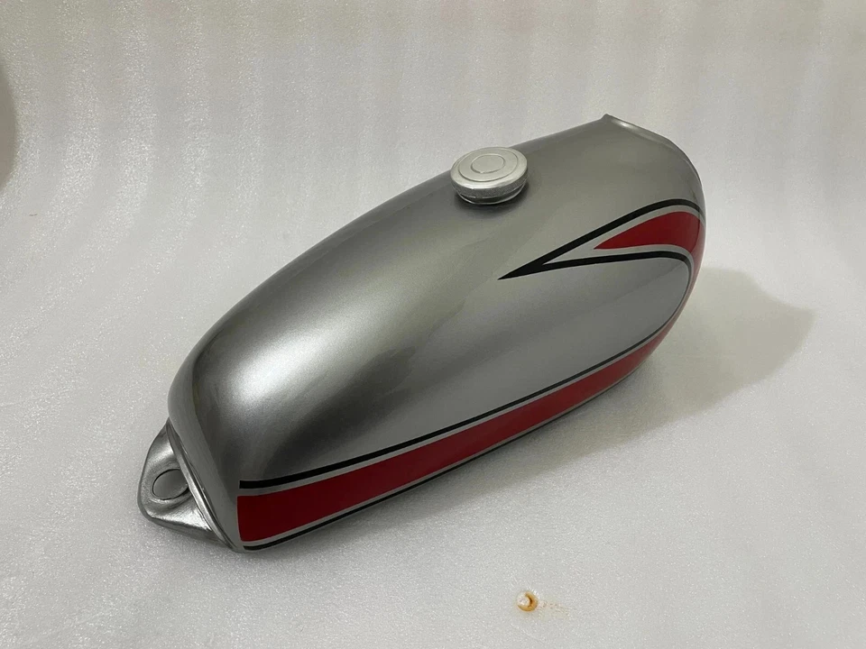 Yamaha MX250 MX 250 MX360 SC500 1973 1974 pintura gris aleación tanque de gasolina | apto para Foto 2 de 4