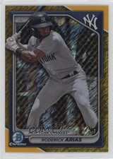 2024 Bowman Chrome Prospects Gold Shimmer Refractor /50 Roderick Arias 9hx