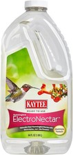 Kaytee Hummingbird ElectroNectar Wild Bird Food, 64 Fl Oz Pack of 1 , Clear