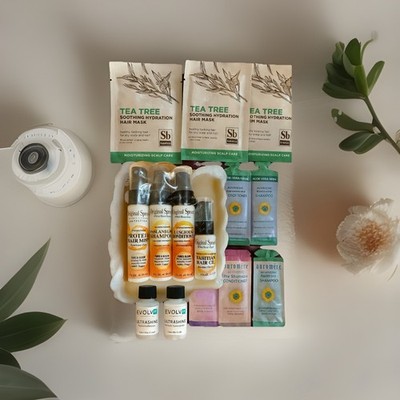 Natural Hair Care Sample Set | Original Sprout, Evolvh, Soapbox, Auromère Minis