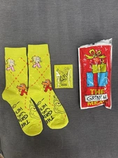 McDonald’s “The Grinch Meal” Green Socks and Grinch Salt Dill Pickle Seasoning