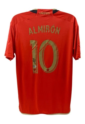 Miguel Almiron Signed Atlanta United FC Soccer Jersey #10 with Beckett COA XL
