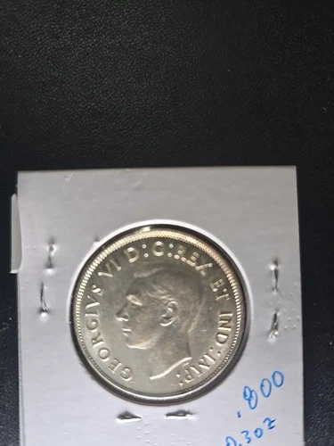 1942 Canada Silver 50 Cents Half Dollar High Grade! Beautiful in UNC condition!