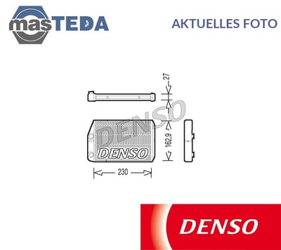 DRR09034 WÄRMETAUSCHER INNENRAUMHEIZUNG VORNE DENSO NEU OE QUALITÄT