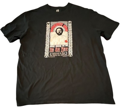 Grateful Dead Jerry Garcia Boycott Jay Be On Key Black T-Shirt XL  Graphic Tee