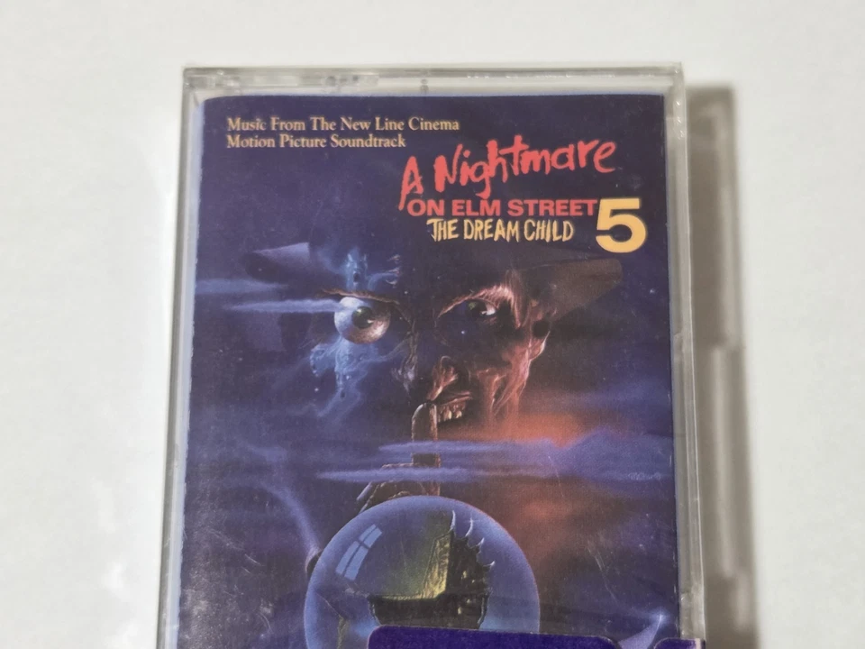 NEW Vintage 1989 Nightmare On Elm Street 5 The Dream Child, Cassette Tape - Image 4 of 4