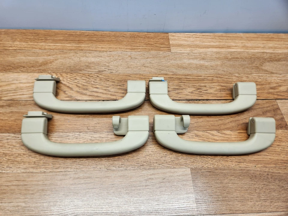 ✅ 97-03 OEM BMW E39 525i 528i 530i 540i Interior Techo Agarre Manijas SET Beige* Foto 3 de 4