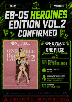 Heroines Edition Vol. 2 One Piece TCG EB-05 English Booster Box