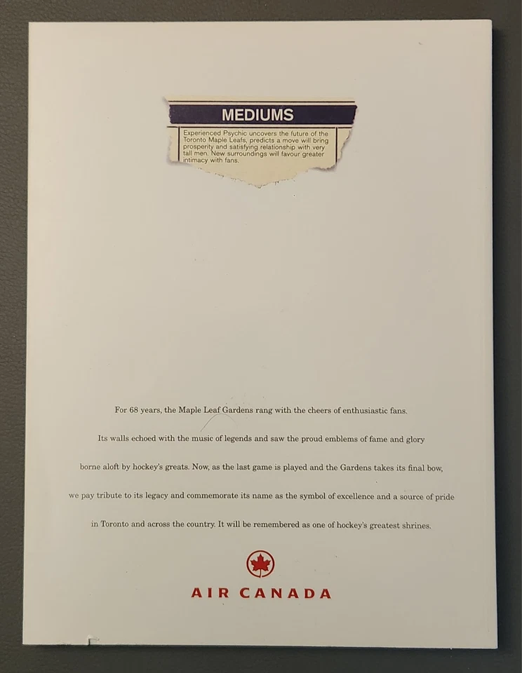 Maple Leaf Gardens Multi Signed (x9) Final Game Program (1999) #'d with COAs - Image 2 of 4