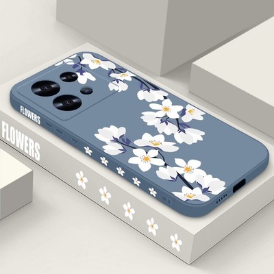 Case For Xiaomi Redmi Note 14 13 12 11 Pro 13T X6 Silicone TPU Floral Soft Cover