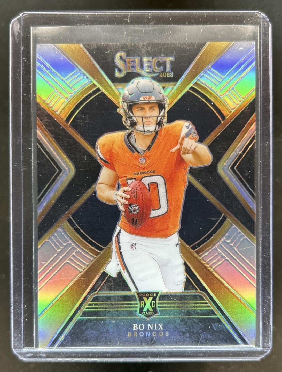 2023 Panini Select Bo Nix Silver Prizm Rookie RC XRC #506