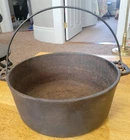 Wagner Ware Sidney O Cast Iron Dutch Oven Stock Pot 1268B w/Bale No Lid RESTORE