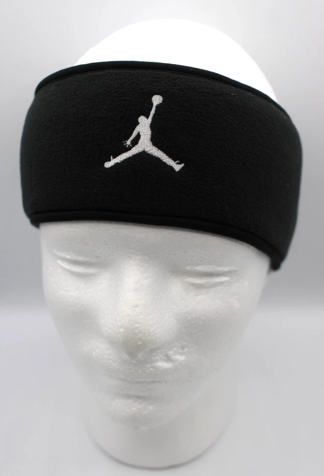 Diadema polar Nike Jordan adulto OSFM negra/blanca Foto 2 de 4