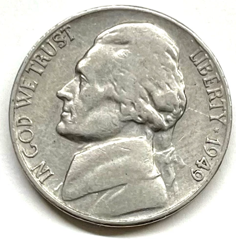 1949-S Jefferson Nickel — photo from another recent sale