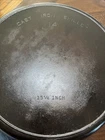 Unmarked Wagner Ware/Griswold # 14 Cast Iron Skillet Excellent OriginalCondition